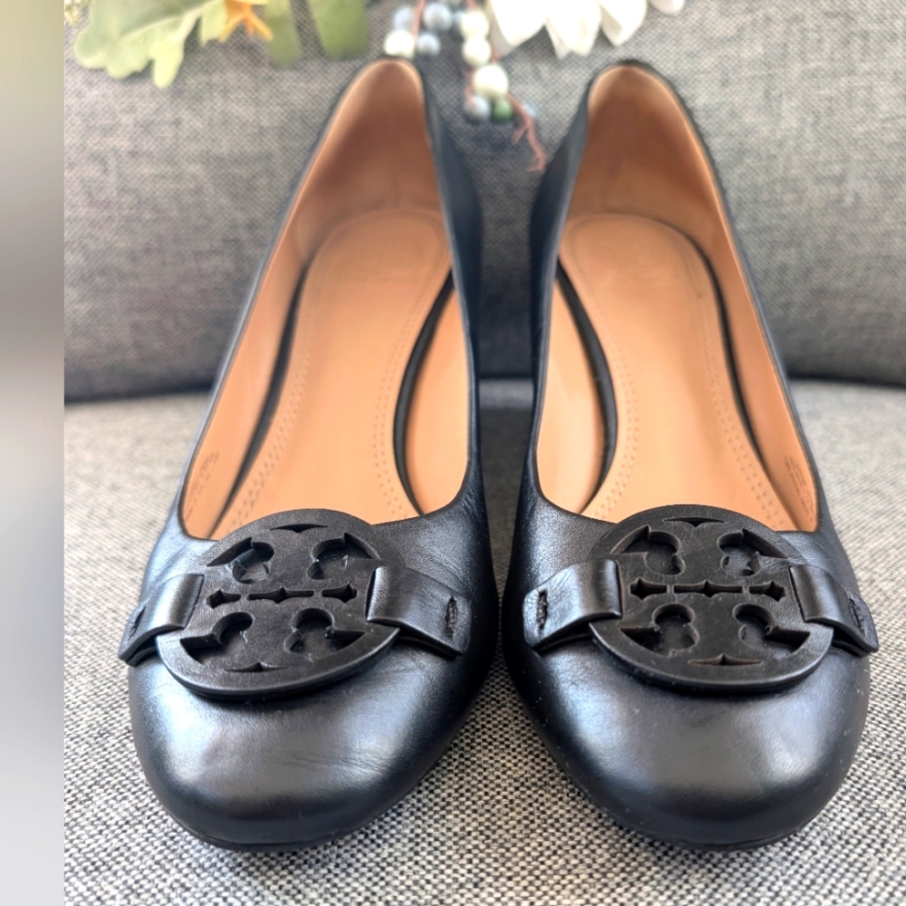 Tory Burch Black Leather Women's Shoes